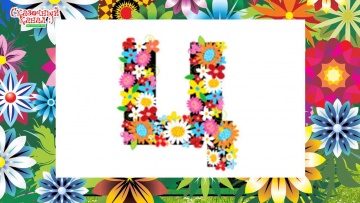 Цветочный алфавит для детей. Урок русского языка. Flower alphabet for children