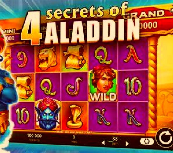 4 Secrets of Aladdin slot machine