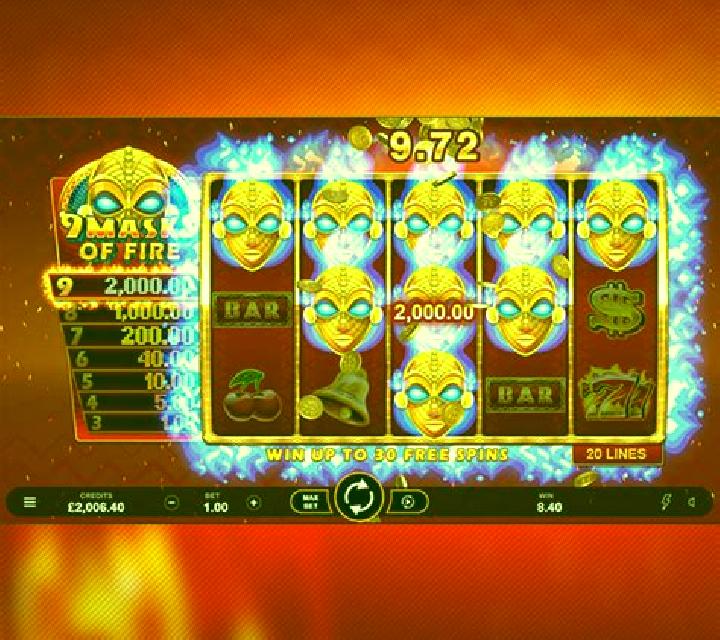 9 Masks of Fire HyperSpins online slot