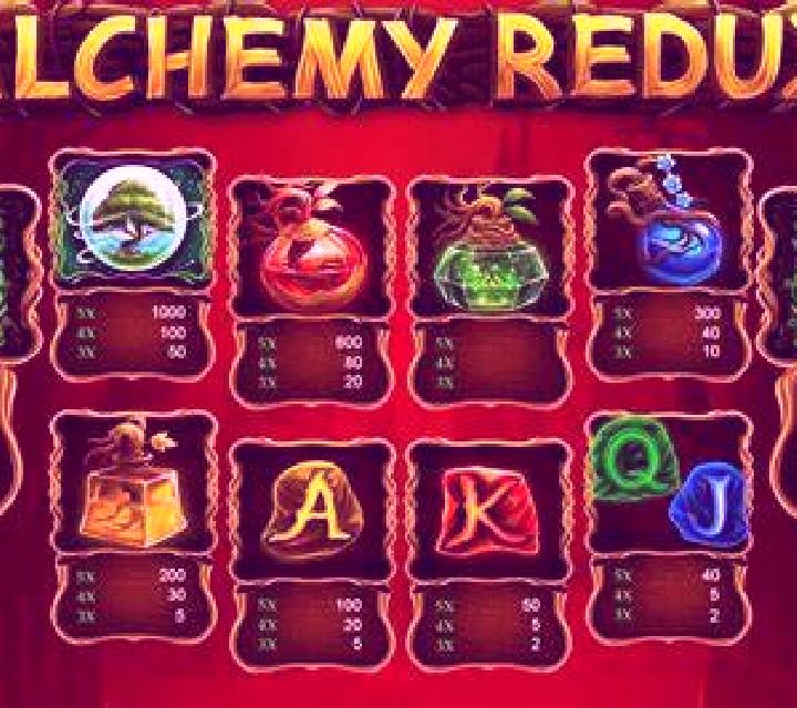 Alchemy Redux online slot
