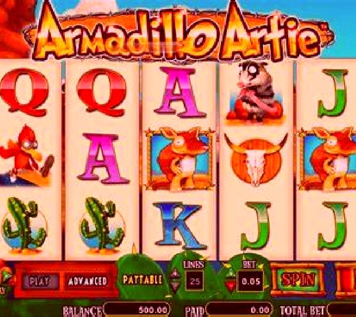 Armadillo Artie Dash for Cash slot machine