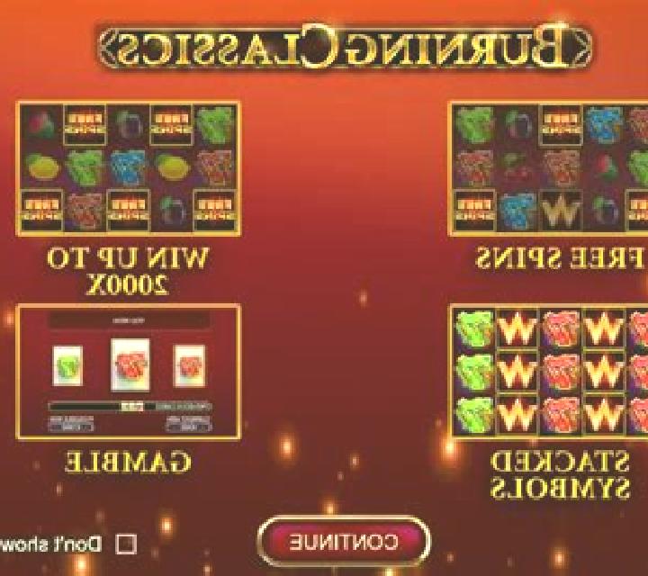 Burning Classics slot machine