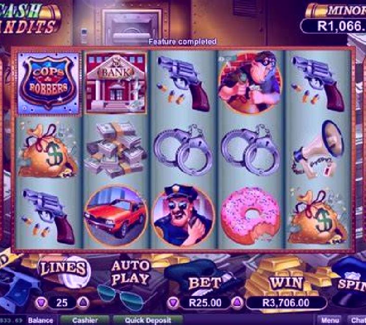 Cashbag Bandits slot game