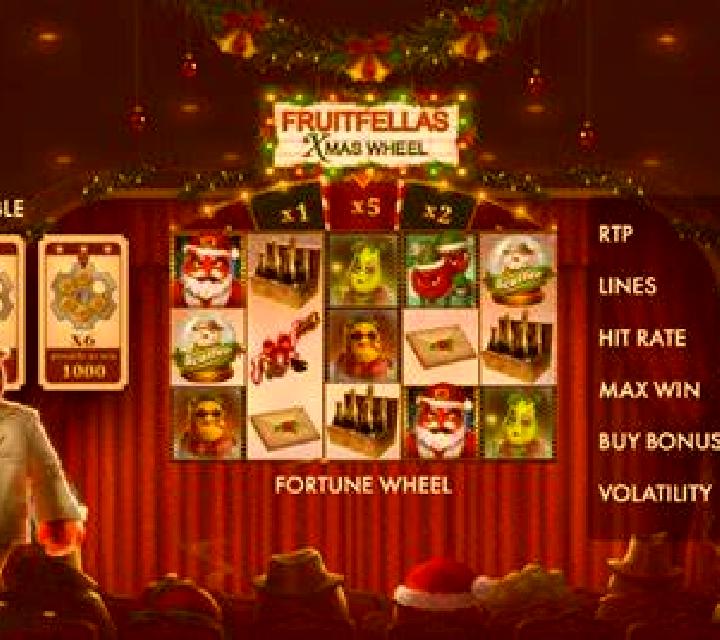 Fruitfellas Xmas Wheel slot game