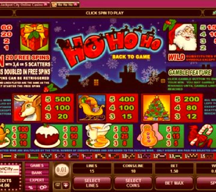 Ho Ho Ho (Microgaming) slot