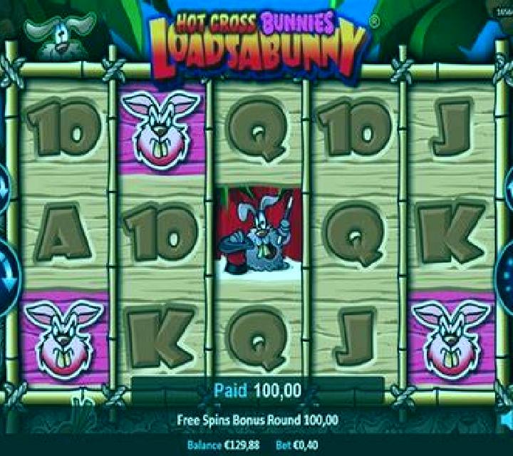 Hot Cross Bunnies Loadsabunny slot machine