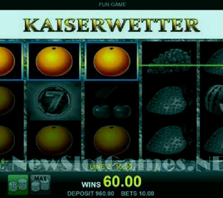 Kaiserwetter slot machine