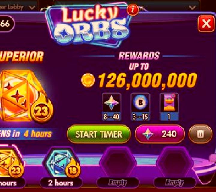 Lucky Orbs slot game