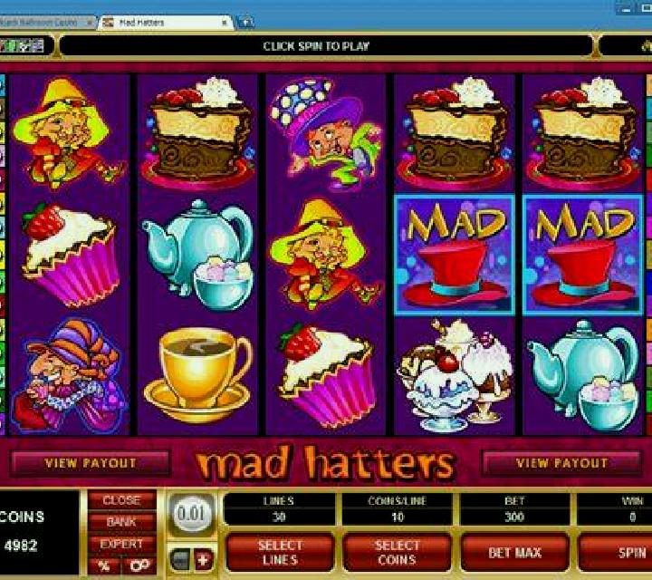 Mad Hatters slot game