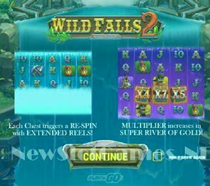 SIX STEPPER WILD FALLS slot machine