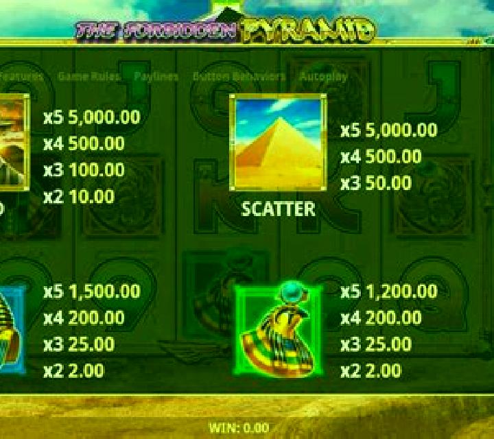 Sphinx Pyramid slot machine