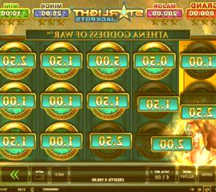 Starlight Jackpots Athena Goddess of War slot game