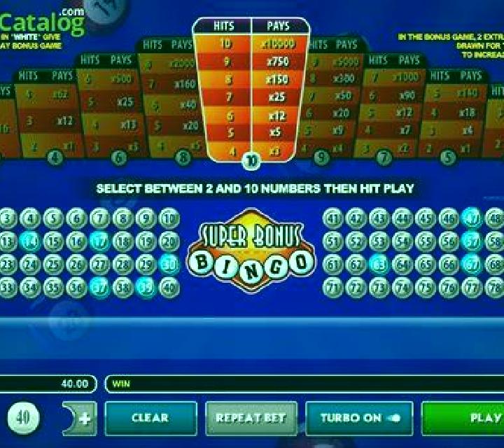 Super Bonus Bingo slot