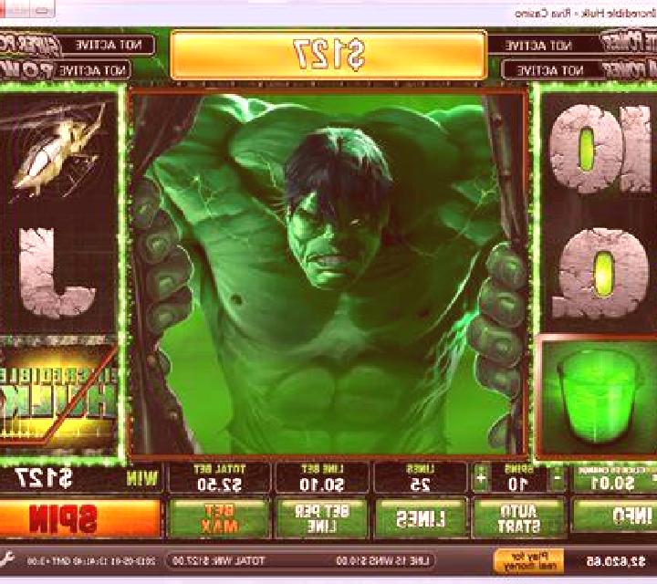 The Incredible Hulk slot machine