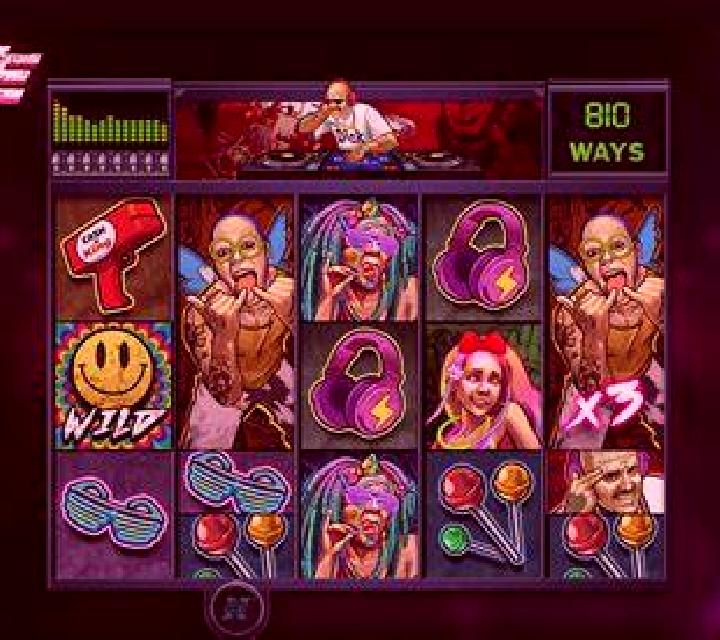 The Rave slot machine