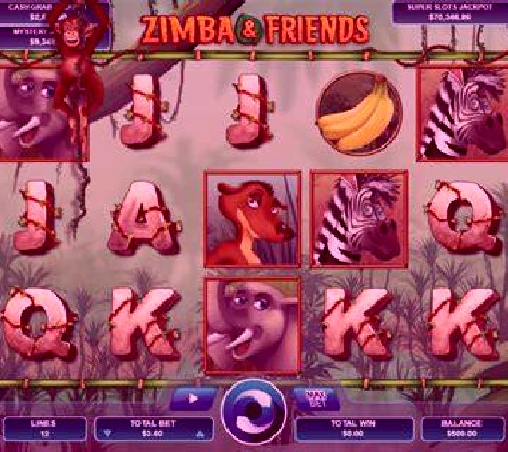 Zimba and Friends slot