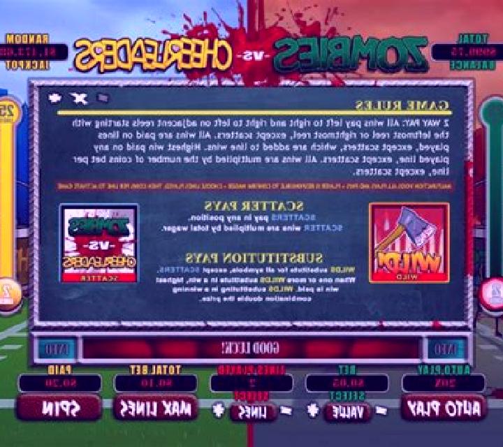 Zombies vs Cheerleaders slot